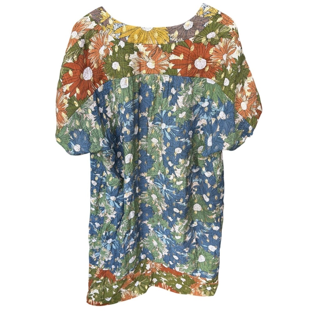 Anthropologie Current Air Floral Shine Duster Kimono OS‎ Boho Festival Ethereal - Picture 3 of 6